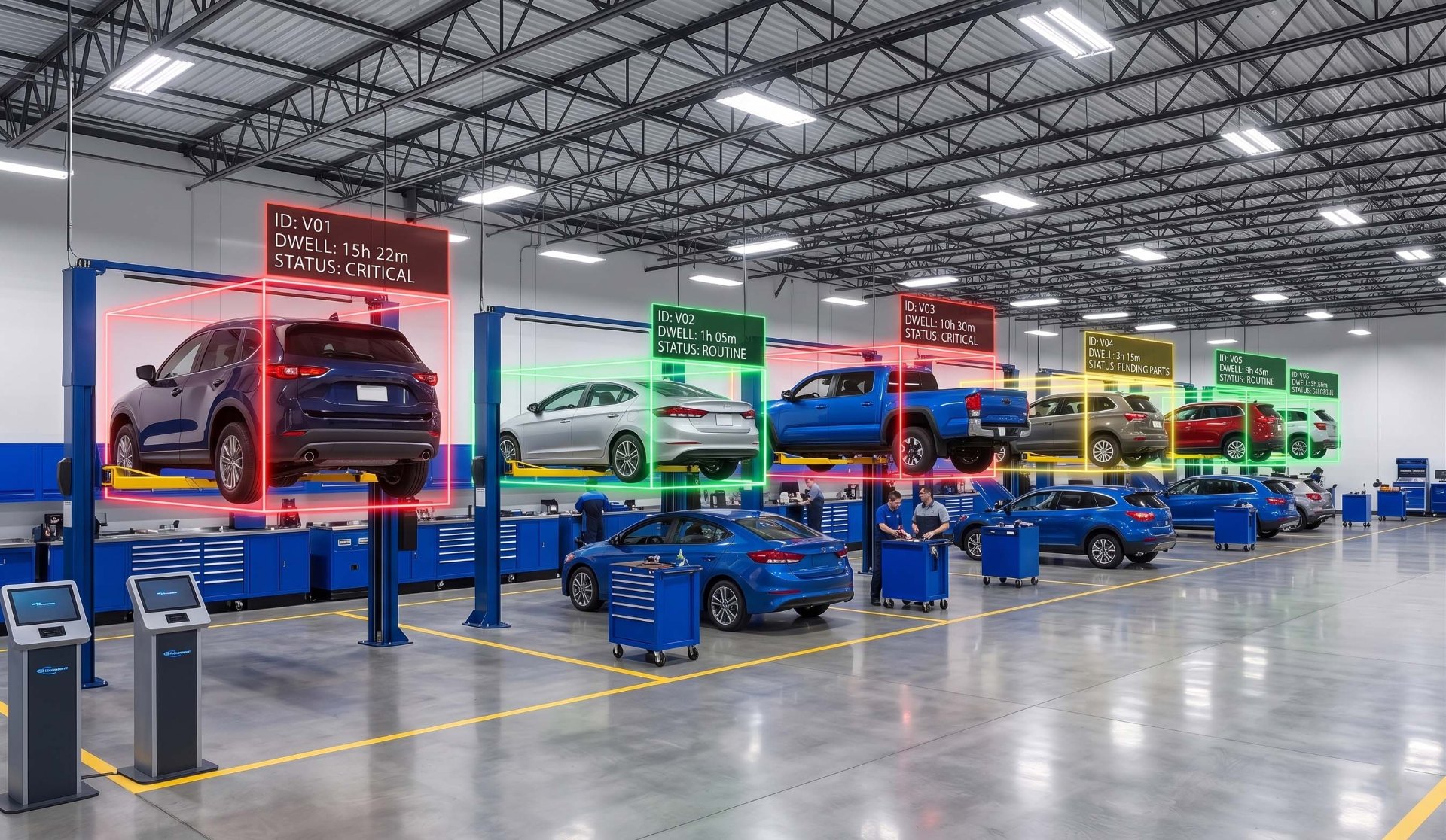 Express service lane visual